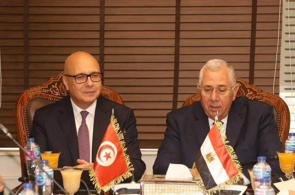 وزير الزراعة المصري ونظيره التونسي