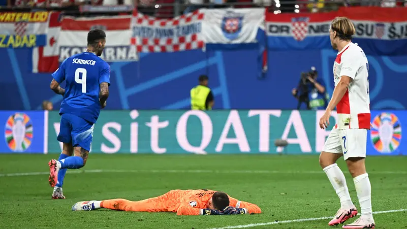 من لقاء إيطاليا وكرواتيا