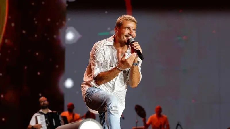 عمرو دياب في حفل العلمين