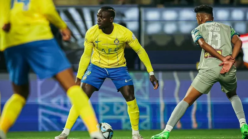 المباراة الأخيرة بين النصر والحزم انتهت بالتعادل 4-4