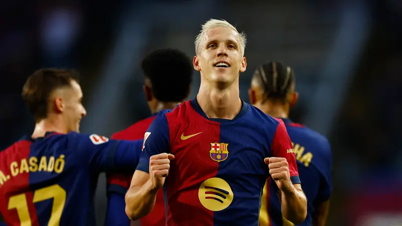 التوقيع المؤقت لداني أولمو مع برشلونة