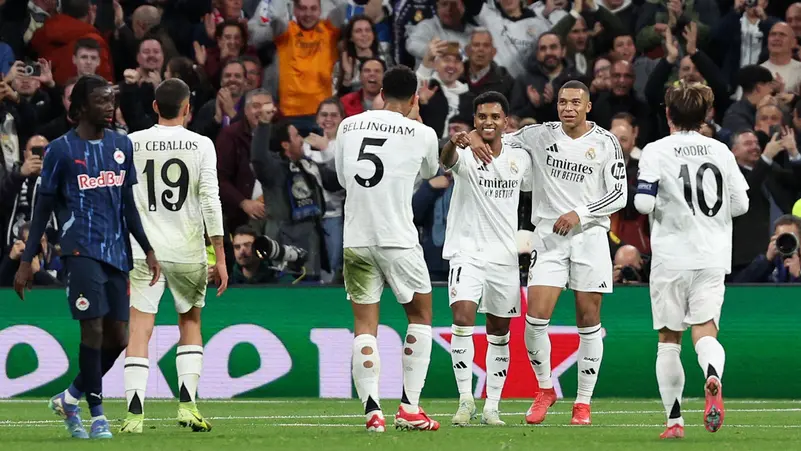 ريال مدريد يسحق رد بول سالزبورغ بـ 5-1