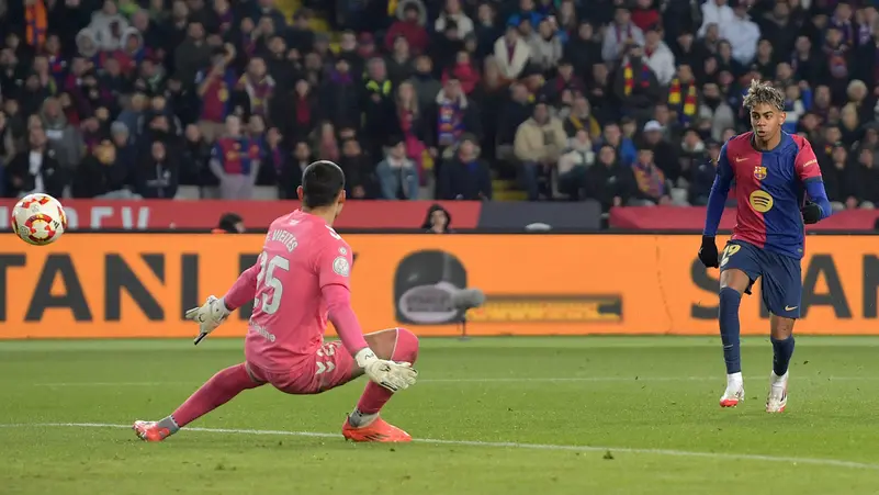 برشلونة يتألق في كأس ملك إسبانيا بفوز ساحق