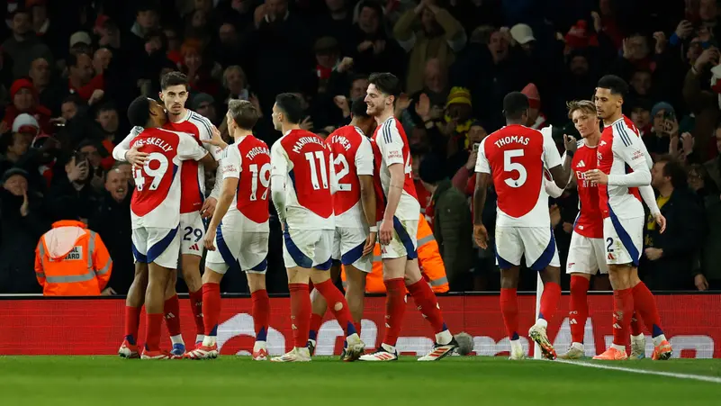 أرسنال يفوز على مانشستر سيتي 5-1 في الدوري الإنجليزي