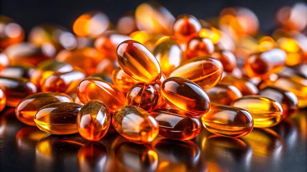 ai generated, pill, capsule, medicine, vitamin, oil, pharmacy, supplement, drug, healthy, fish oil, pharmaceutical, gel, omega, health care, tablet, wellness, photography, lifestyle, vitamin d