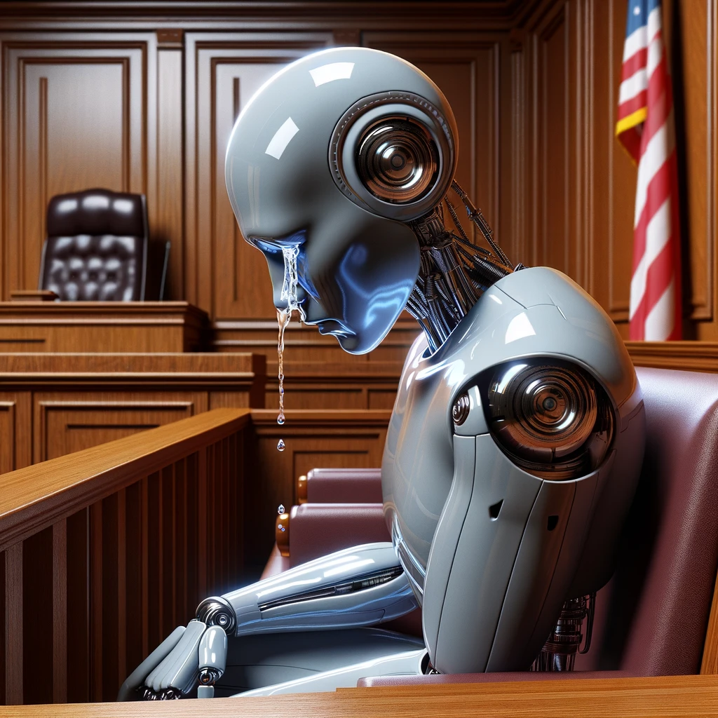 محاولة إختبار الانسان الألي 