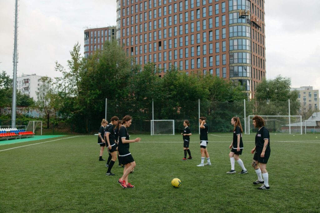 صورة تجسيدية لكرةالقدم النسائية