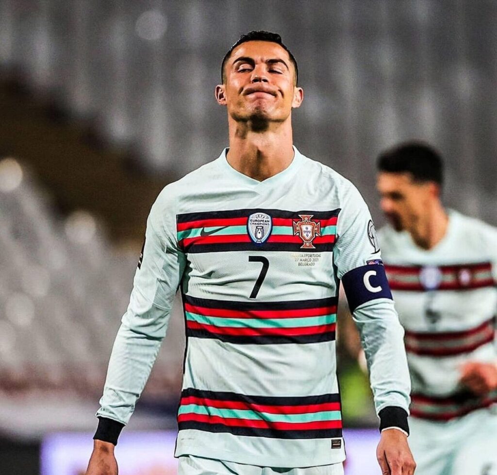 كريستينو رونالدو لاعب المنتخب البرتغالي