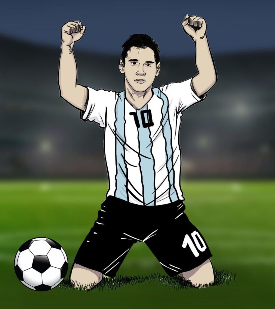 صورة تعبيرية للاعب ليونيل ميسي