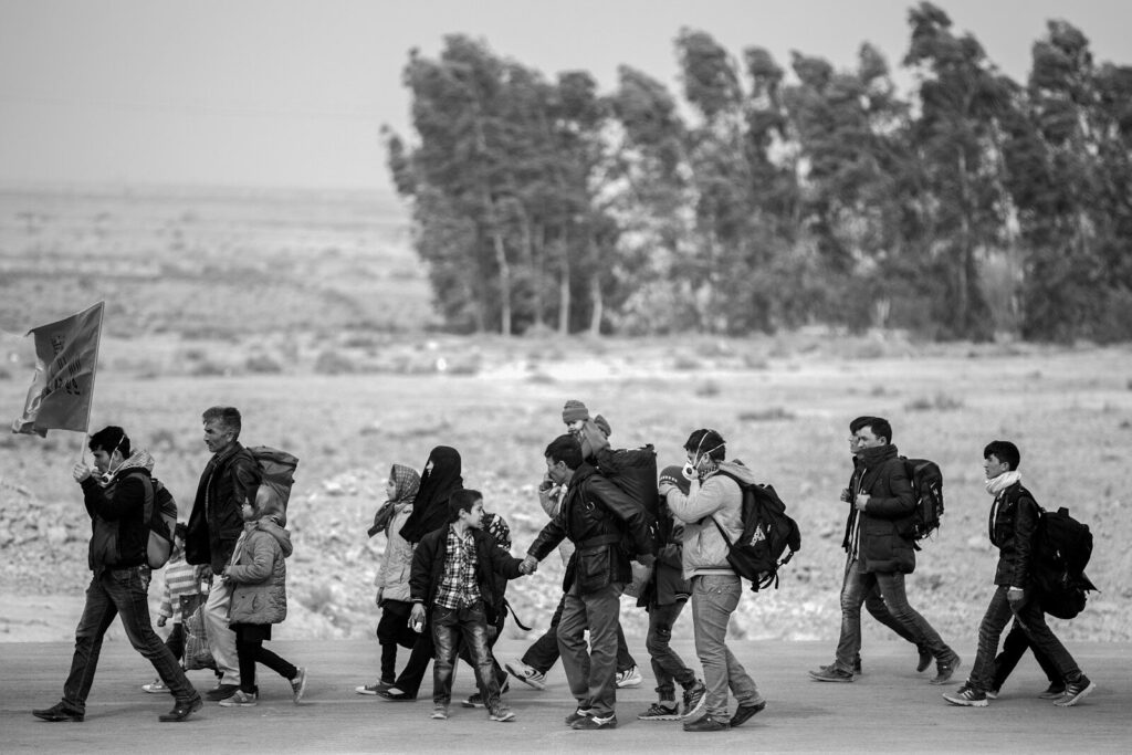 صورة تعبيرية لمهاجرين إقتحموا الحدود 