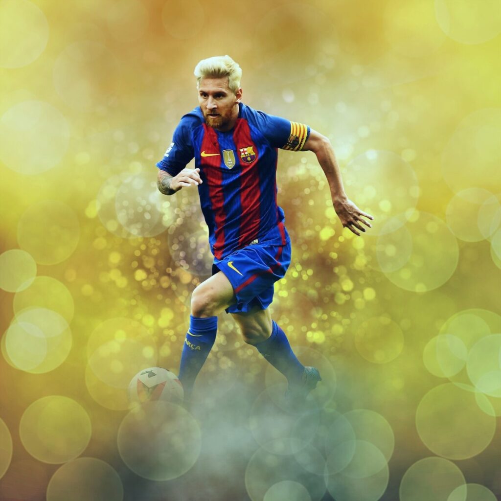 صورة للاعب ليونيل ميسي
